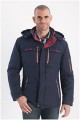 Functionele jas met capuchon van Plus Man