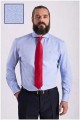 Katoenen dressoverhemd met structuurtje Carlos Cordoba