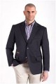 Katoenen casual stretch-colbert Plusman