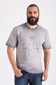 Korte mouw t-shirt Blue Green ronde hals