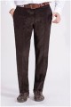 Elastische Corduroy broek van Plus Man.