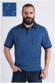Korte mouw polo met patroon van Hajo