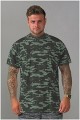 EXTRA LANG Korte mouw t-shirt D555 Camouflage.