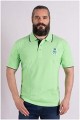 Korte mouw piqué polo met borduur van Kitaro