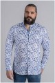 All-over print lange mouw overhemd Plusman