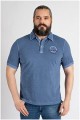 Korte mouw polo met badge van Kitaro