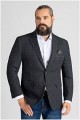 Viscose stretch-colbert van Plus Man.