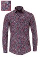 Casamoda extra lange mouw overhemd met paisley-print.