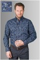 Lange mouw all-over bedrukt overhemd van GCM Originals