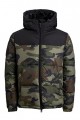Jack & Jones gewatteerde winterjas met capuchon
