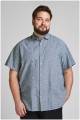 Linnen korte mouw overhemd van Jack & Jones.