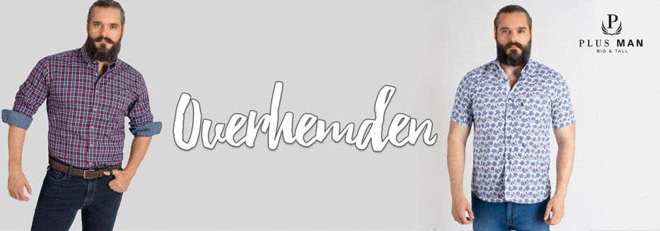 Grote maten overhemden lange mouw en korte mouw Grote maten overhemden heren