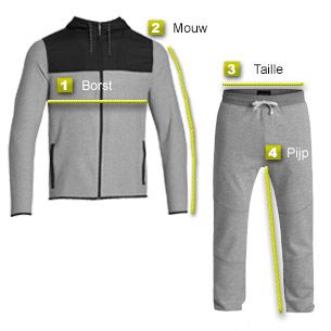 Bereken uw pyjama maat